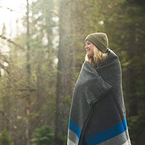 Arcturus Cobertores de lã estampados - 4,5 libras quentes, pesados, laváveis, grandes | Ótimo para acampar, ao ar livre, eventos esportivos ou kits de sobrevivência e emergência