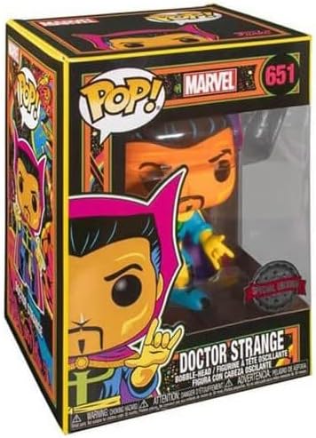 Funko 48848 Marvel Black Light Dr. Strange Collectable Toy, multicolorido