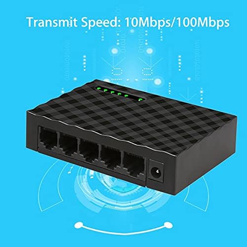 Conectores 2020 5 porta gigabit Fast Ethernet Switch 10/10/1000Mbps Rede RJ45 Adaptador de comutação Ethernet LAN com adaptador de energia dos EUA/UE -