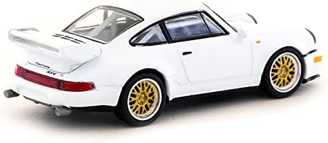 911 RSR 3.8 White Collab64 Series 1/64 Modelo Diecast Model Car de Schuco & Tarmac Works T64S-003-WH