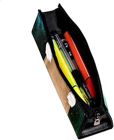 Caixa de lápis Guerotkr, bolsa de lápis, capa de caneta, bolsa de caneta, bolsa de lápis pequena, estrelas do cachorro verde