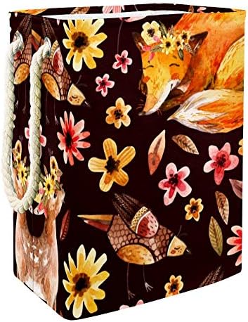 Cute a aquarela Animais Floral Background Laundry Raupe