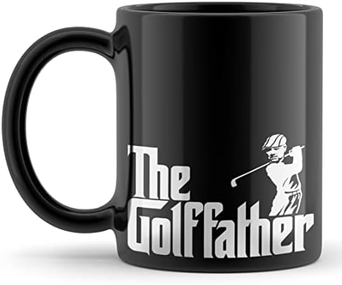 Caneca de golfe shanker - The Golf Pai Caneca - Presentes de golfe engraçados perfeitos para homens - Great Golf Gag Presente para o Dia dos Pais, Aniversário, Vovô - Jogo Impresso