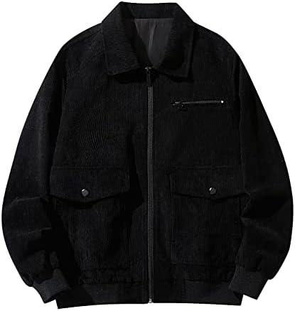 ADSSDQ Mens jaqueta de inverno, luvas compridas casacos de inverno homens mais tamanho de moda de moda de moda zip de