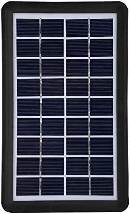 Ciciglow Panel Solar 9V 3W Placa solar à prova d'água 93% da célula solar de silício poli de transmissão de luz para barco de carregamento