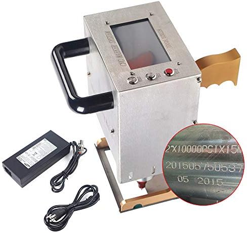 Máquina de marcação de gravura, alta velocidade portátil de mão de mão de touch detão de touch ponto peen metal gravação máquina