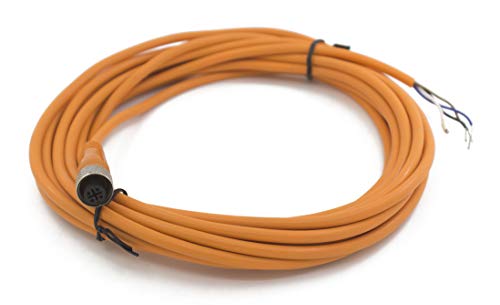 FSC12-FS-4 M12 Conector de sensor de cabo PVC 5M de 5m 4 pinos Cabeça feminina reta para M12 NPN PNP NO+NC Chave do sensor de proximidade
