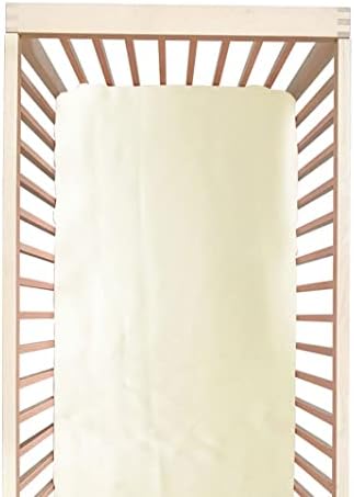 Cozysilk - Folha de berço de seda instalada para pacote n jogo ou playard portátil, suave e suave para cabelos