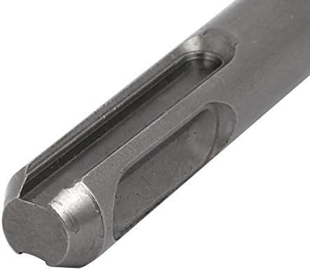 Aexit 2pcs 155mm titular da ferramenta comprimento de metal alça de metal redonda cinza chisel para martelos de broca-bit Modelo: