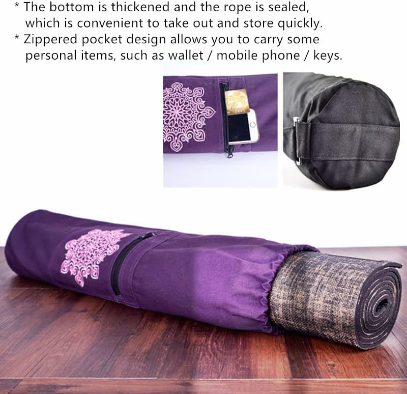 EODNSOFN resistente ao desgaste da tela Yoga MAT MACACK Backpack Bolsa de fitness respirável Acessórios para sacos