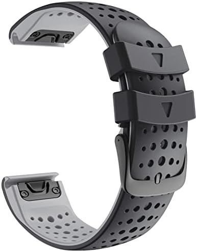 Buday 26 22mm Silicone Retwan Watch Band Strap para Garmin Fenix ​​6x 6 Pro 5x 5 Plus 935 D2 3HR Bracelete EasyFit Correa
