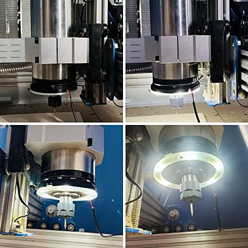 Luz do fuso para a máquina de moagem CNC, luzes de trabalho com LED magnéticas à prova d'água 12V da máquina de anel de gravação de