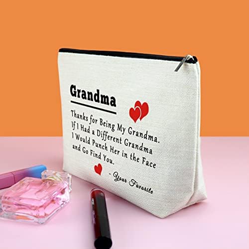 Melhor bolsa de maquiagem da avó Bag da avó Vovó Presentes de 80 anos Gigi Gigi Ever Bag Novo Gigi Presentes para Grandmó Presente
