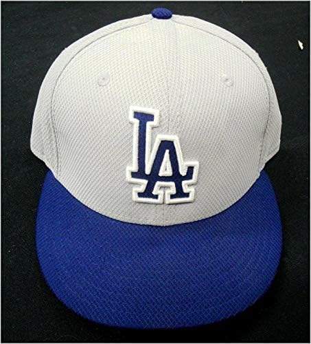 #30 Los Angeles Dodgers Game Usado/Team emitido Baseball Cap Hat Tamanho 7 3/8 - Chapéus MLB usados ​​para jogo MLB