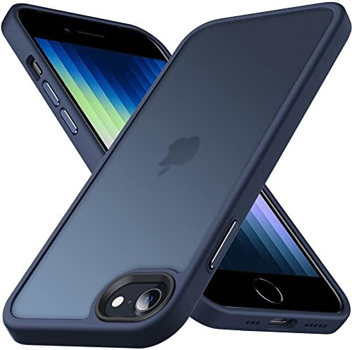 ANQRP Projetado para o caso do iPhone SE, [Suporte a cargo sem fio] Caso anti-arranhão de silicone sem fio para iPhone