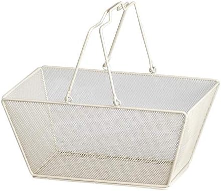 Caixa de armazenamento FI-502-IV ABITE, cesta, cesta de alça de malha, L, marfim