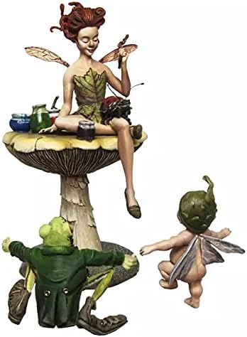Risjc 1:24 Tema de fantasia antigo elfos femininos e modelos de resina animal não pintados kit de modelo em miniatura não