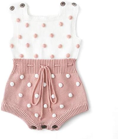 Simplee Kids Baby Girl Knit Pompoms Rodper Rodper sem mangas de roupas de malha