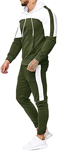 Roupas de zíper completo masculinas roupas 2 peças Roupas coloridas com capuz esportivo e esportes de corredor de atletas de esportes casuais no outono