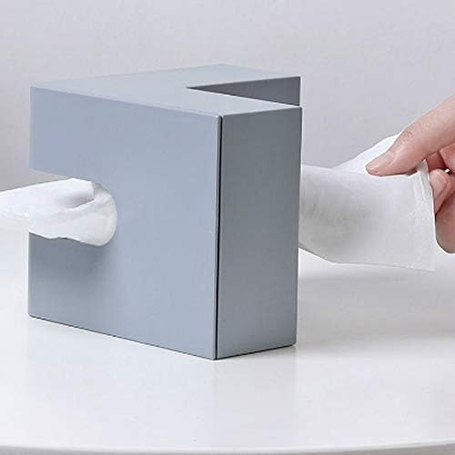 LLly Creative Corner Tissue Box, Caixa de papel de canto para escritório em casa, caixa de armazenamento de lenços de mesa simples
