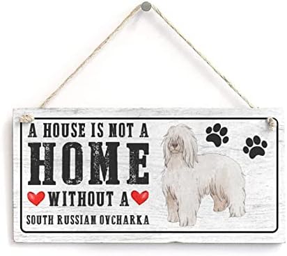 A amantes de cães Citações Poodle A House não é uma casa sem um cachorro Funny Funny Wood Dog Sign Dog Memorial Placa Rústico