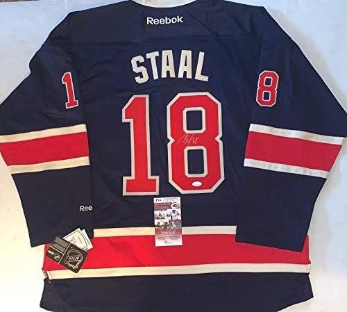 Marc Staal assinou o New York Rangers Reebok Premier Jersey JSA autografado - Jerseys autografadas da NHL