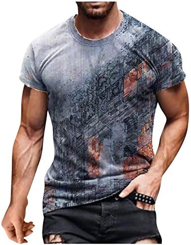 Xxbr camisas masculinas casuais manga curta verão 3d impressão digital Independence Day de camiseta gráfica blusa de manga curta