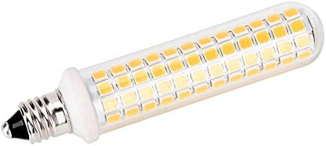 E11 LED Bulbo, Mini Candelabra Base, Substituição de Bulbo de Halogênio de 100W de 120W, 9W, 1100lm, AC120V, Lâmpada LED de LED E11 diminuída, produto patenteado, para iluminação decorativa interna, 3000k branco quente, 2-Pack