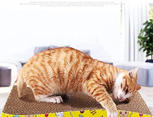 Gato scratcher gato scratcher scratcher durável gato scratching almofada com texturas de arranhões diferentes, design de forma plana