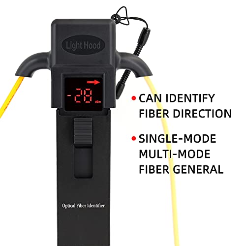 Identificador de fibra óptica com ondas Responder 800-1700 FTTH Fibra óptica Tester Tester Ferramentas Detector