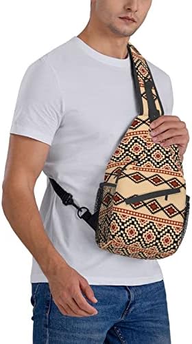 Mochila Sling de Sling, nativo americano de Zrexuo, mochila casual de mochila de mochila crostabody
