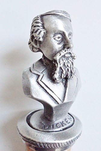 1000 crachás Charles Dickens Cork & Pewter Wine Spirits Stopper Stop Stop