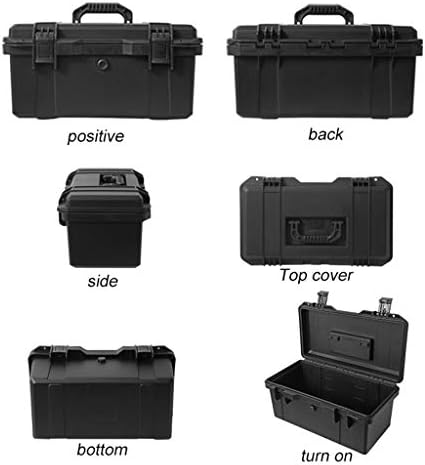 Caixas de ferramentas da caixa de ferramentas Caixa de ferramentas preto caixa de proteção espessamento espessamento da caixa