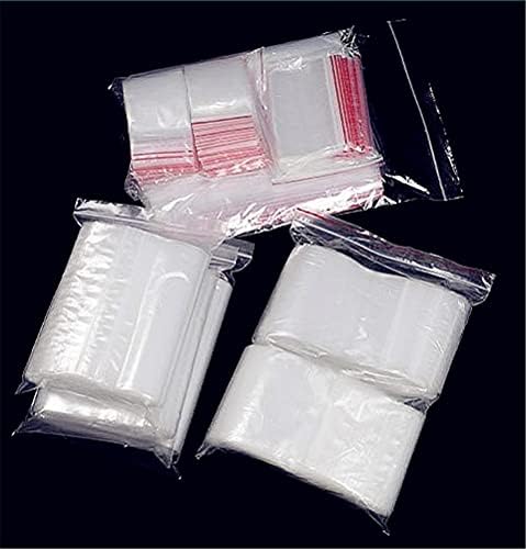 Yusland 400 sacolas 5x7 2mil Sackgies Clear Reclosable Zip Plastic Food Food Zipper