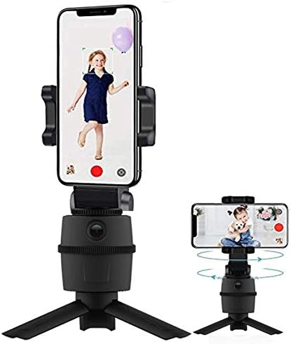 Stand e Mount for Samsung Galaxy M01 Core - Pivottrack Selfie Stand, rastreamento facial Montagem do suporte para Samsung Galaxy M01 - Jet Black