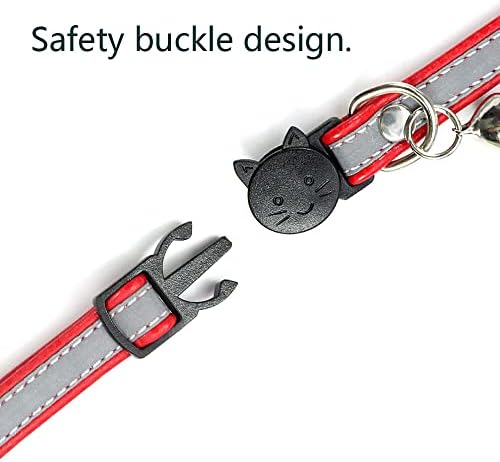 Airtag Dog Collar Cober e Litchi Pattern Faux Leather Gat Collar com fivela breakaway - Proteja seus animais de estimação com rastreamento GPS e colares seguros