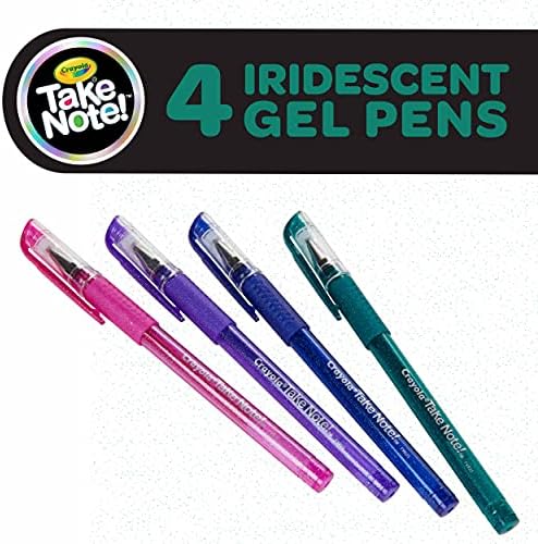 Crayola Iridescent Gel Cans, Office & School Supplies, 1,0 mm Medium Pt, 4Count