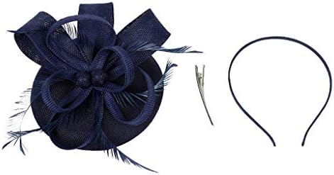 Chapéus de festa noturna 2022 20s 50s chapéu fascinador véu floral igreja de floral casamentos de haploween acessórios para
