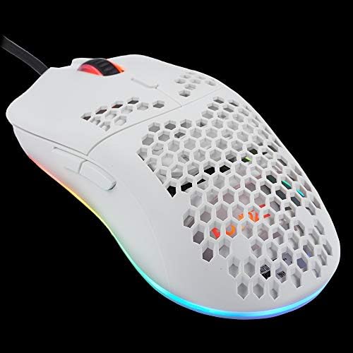 Mouse de jogos brancos de alto desempenho de Fourze GM800 | Sensor Pixart 3389 Mouse de jogos | 800-16000 Sensor DPI |