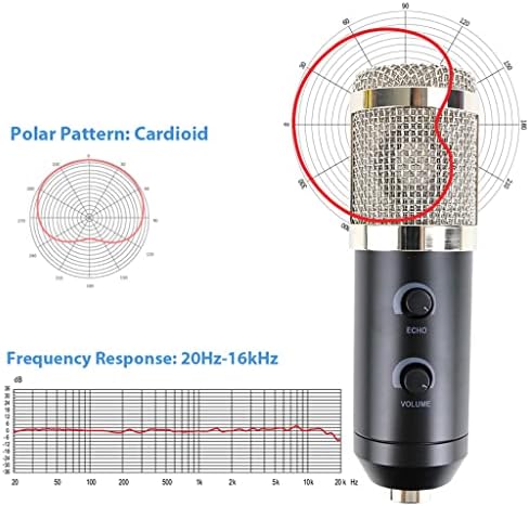 Microfone de condensador de microfone BM 900 Wionc USB BM 900