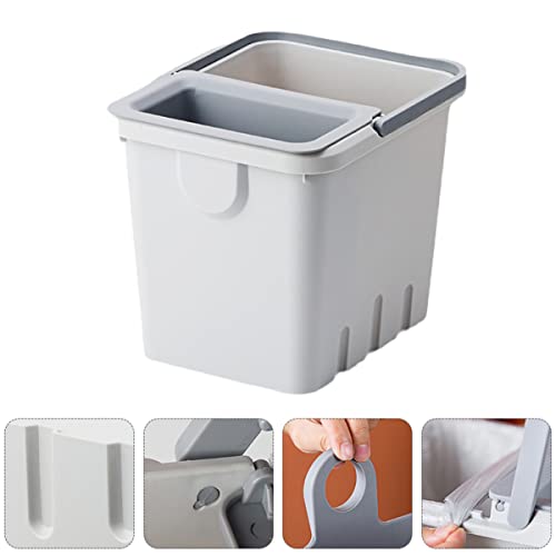 Upkoch 1pc armário duplo- lixo seco doméstico para cestas compartimento de drenagem e alça seca pode com cozinha seca