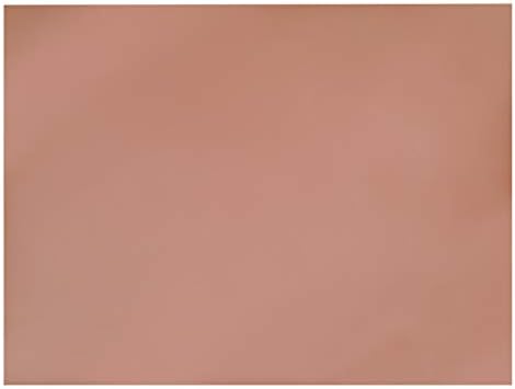Placa de pôster metálica ucreate, ouro rosa, 22 x 28, 25 folhas