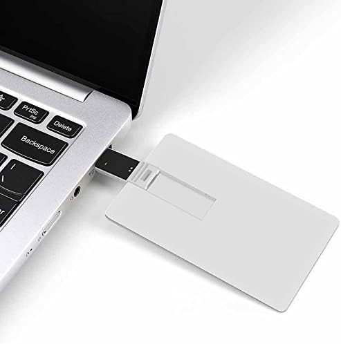 Eu amo o Narwhale USB Drive Credit Card Design USB Flash Drive U Disk Thumb Drive 32G