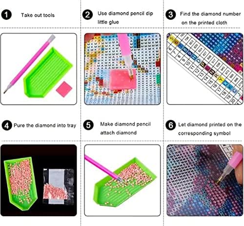 Kits de pintura de diamante 5D de vaca para crianças e adultos! Pinturas completas de pontos de diamante para iniciantes! Round