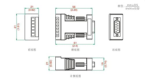 UT-2127 RS232 a 485/422 Conversor de porta serial com conversor de isolamento fotoelétrico Grau industrial R232 para R485