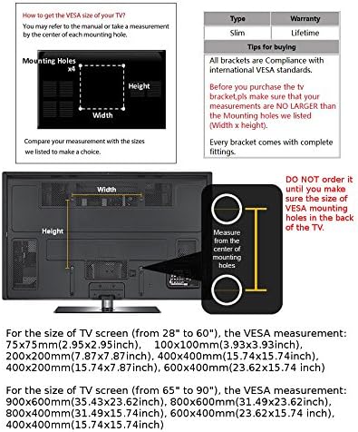 CK Global de suporte de parede de TV de baixo perfil com suporte de Montagem de Parede com nível de espírito integrado para TV LG Modelo de 47 polegadas: 47LH40.