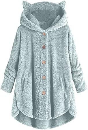 Jaqueta para adolescente menina de manga comprida brunch térmico capa com capuz de capuz