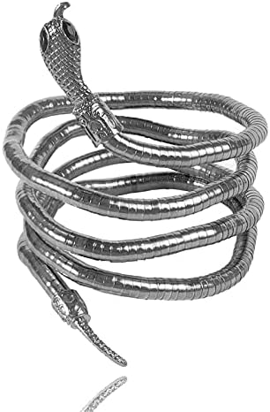 Escolha de toda a pulseira de cobra Glexible para mulheres Bendable Snake Bracelet Snake Charking Snakes Colar para Partido Hollween…