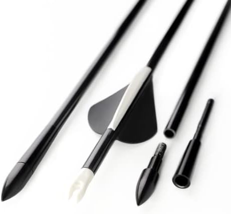 Ballista Fractura Hunting Arrows para adaptadores de inserção com arco e arco e arco -flechas compostos e remetentes