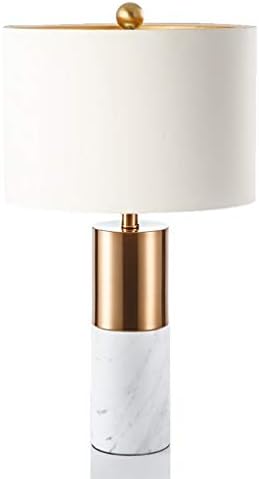Lâmpada de mesa de mesa de mesa ZXZB, lâmpada de lâmpada de mesa de mármore cafés de cafeteria de flores decorativa lâmpada